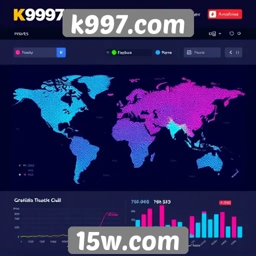 Comparação de gráficos no k997.com e outros sites