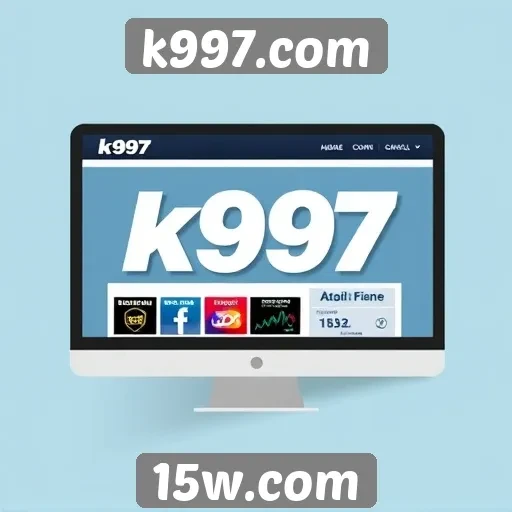 Análise da interface do usuário no site k997.com